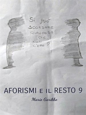 cover image of Aforismi e il resto 9